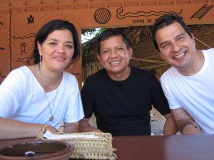 Junto a Gregorio Mirabal