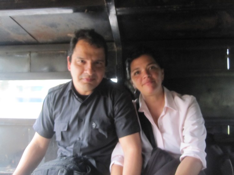 Viajando en una "perrera" a la Guajira